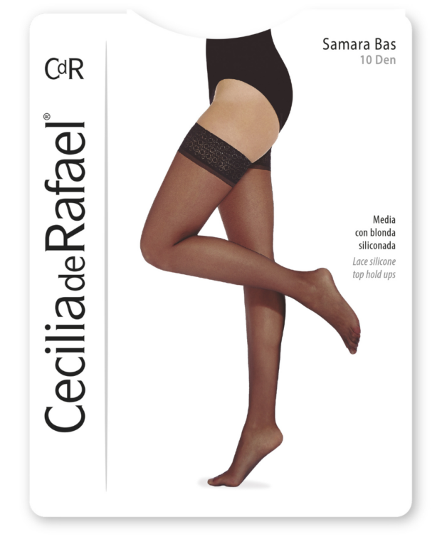 Cecilia De Rafael Samara 10 Bas – 10 Den – Medias Transparentes Autosujetables
