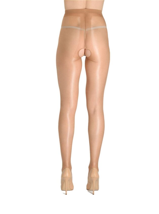 Cecilia De Rafael Vidrio A 15 Den – Panty Con Abertura Central