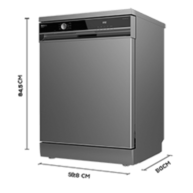 Cecotec Aguazero 6000 Silver M. Lavavajillas Independiente 60 Cm Bolero Bajo Consumo 12 Cubiertos 7 Programas Secado Extra Filtro ABT Antibacteriano Modo ECO Comienzo Diferido Lavavajillas Bolero De 12 Cubiertos Y 7 Programas Co