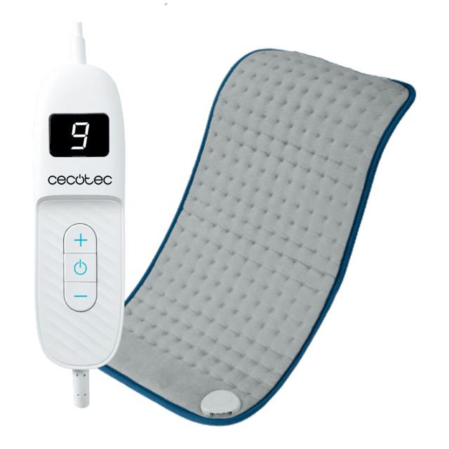 Cecotec Almohadilla manta eléctrica 30X60 para lumbar cuello hombros… Almohadilla