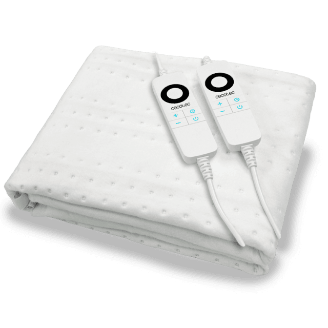 Cecotec Bajera eléctrica 160x140 con Apagado Automático y 6 Niveles de Temperatura Ajustables Bajera eléctrica