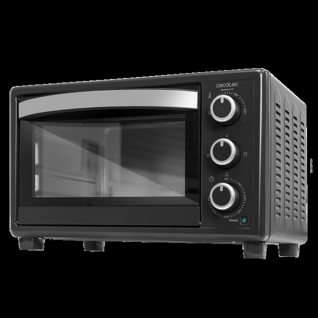 Cecotec Bake'n Toast 550. Horno Sobremesa Eléctrico De 1500 W Capacidad 23 L 3 Modos Temporizador Hasta 60 Minutos Temperatura Regulable Hasta 230ºc Horno Tostador 23 Litros De Sobremesa