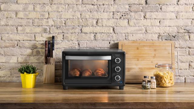 Cecotec Bake'n Toast 550 M. Horno Sobremesa Eléctrico De 1500 W Capacidad 23 L 3 Modos Temporizador Hasta 60 Minutos Temperatura Regulable Hasta 230ºc Horno Tostador 23 Litros De Sobremesa