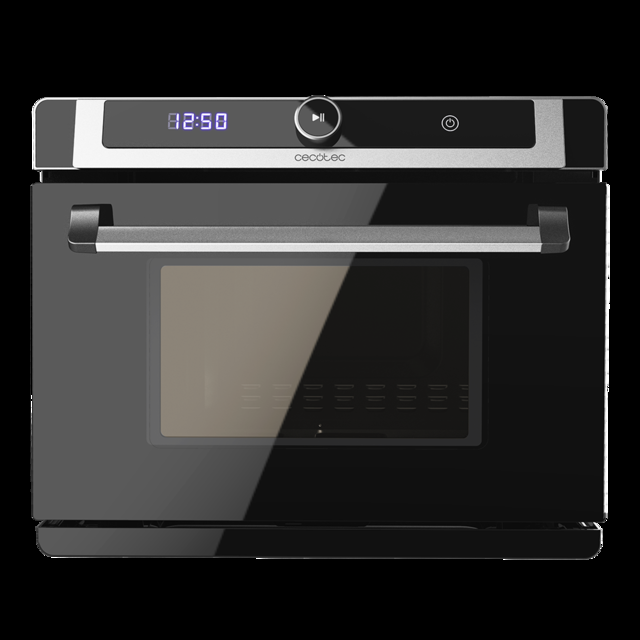 Cecotec Bake&Steam 3000 Combi. Horno De Vapor Horno 3 En 1: Función Vapor Convección Y Freidora De Aire Capacidad De 30 Litros 7 Funciones De Cocinado Autolimpieza Potencia 2220W Horno A Vapor Con Función Freidora De Aire  