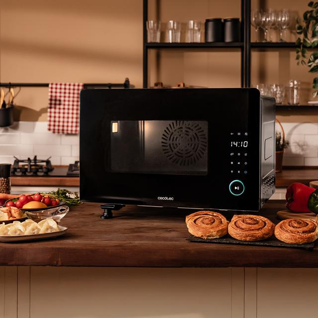 Cecotec Bake&Steam 4000 Combi Gyro Advance Horno De Vapor 3 En 1 Con Función Vapor Convección Y Freidora De Aire 40 Litros De Capacidad 8 Funciones De Cocinado Función De Autolimpieza Rustidor Y 2400 W De Potencia. Horno De V