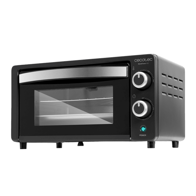 Cecotec Bake&Toast 1090 Black Hornos Eléctricos De Sobremesa Eléctrico Multifunción 10 Litros De Capacidad Y Puerta Con Doble Cristal. Horno De Sobremesa