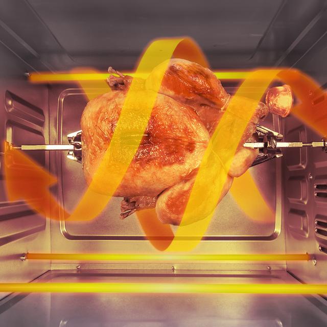 Cecotec Bake&Toast 3090 White Gyro Hornos Eléctricos De Convección Con Rustidor De 30 Litros De Capacidad 5 Modos Y Luz Interior. Horno De Sobremesa