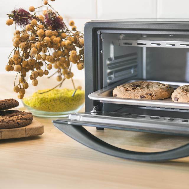 Cecotec Bake&Toast 450. Horno Sobremesa De 1000 W Capacidad De 10 Litros Temperatura Hasta 230ºC Temporizador Hasta 60 Minutos Perfecto Para Panini Y Bollería Horno Tostador 10 Litros  