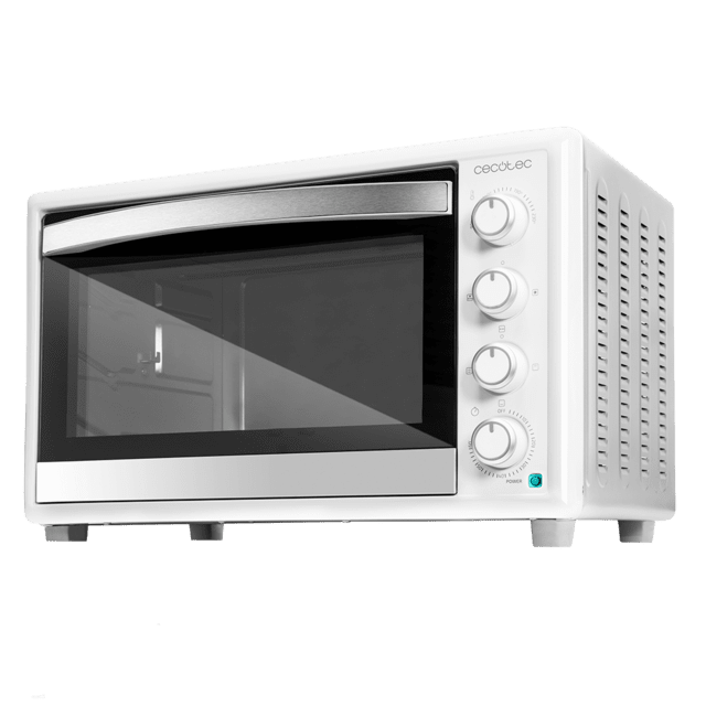Cecotec Bake&Toast 4600 White Gyro Horno Sobremesa Con Gran Capacidad De 46 Litros 12 Funciones Combinables Gran Potencia De 2000W Y Rustidor Giratorio. Horno Sobremesa