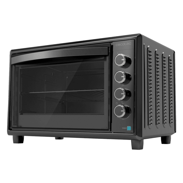 Cecotec Bake&Toast 6090 Black Gyro Horno Sobremesa Con Gran Capacidad De 60 Litros 12 Funciones Combinables Gran Potencia De 2200W Y Rustidor Giratorio. Horno Sobrenemesa
