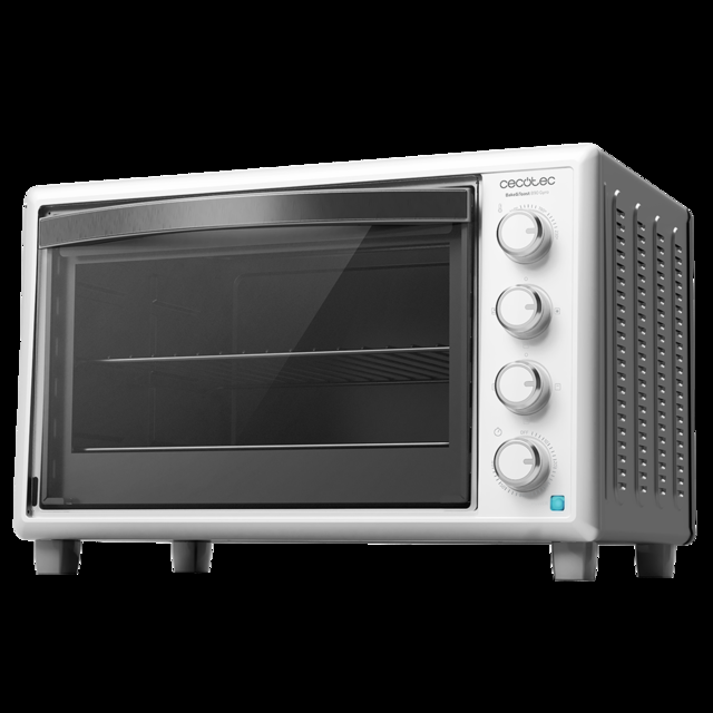 Cecotec Bake&Toast 890 Gyro.Horno De Sobremesa De 2200 W Capacidad 60 Litros Cocina Por Convección 12 Funciones Incluye Rustidor Giratorio Luz Interior Puerta De Doble Cristal Horno De Sobremesa Eléctrico 60 Litros  