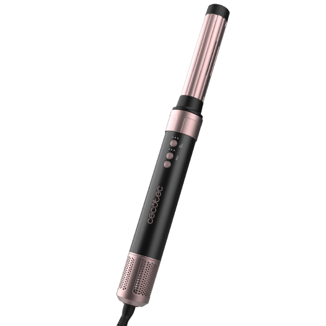 Cecotec Bamba CeramicCare 14in1 AirGlam Black Moldeador Multifunción 14 En 1 Con Tecnología Coanda Que Moldea Riza Peina Seca Y Elimina El Efecto Frizz. Con 3 Velocidades 3 Temperaturas Y Control Inteligente Del Calor. Motor D