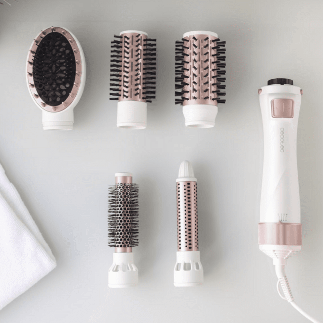 Cecotec Bamba CeramicCare 5in1 Pro Cepillo De Aire 5 En 1 Con Giro Y Revestimiento Cerámico Cepillo De Aire