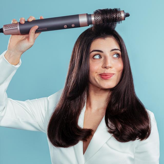 Cecotec Bamba CeramicCare AirGlam Original Cepillo De Aire Moldeador 6 En 1 Con 6 Cabezales Intercambiables 2 Velocidades Y 3 Temperaturas Cepillo De Aire Moldeador De Pelo Secador Alisador Y Rizador