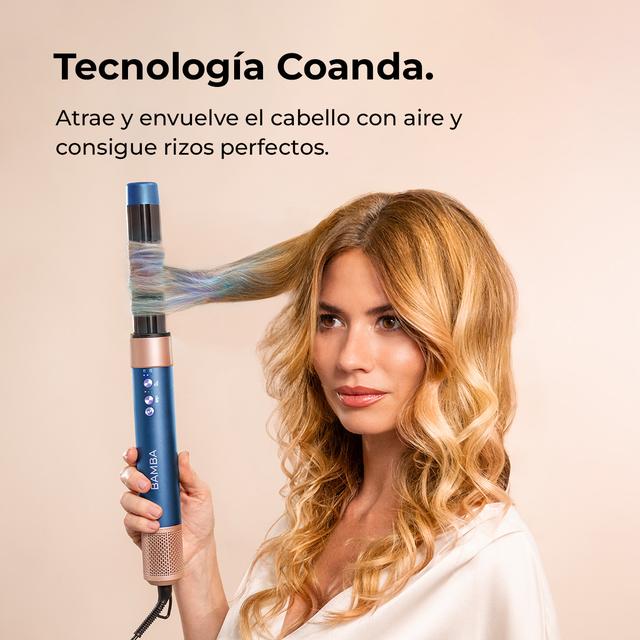 Cecotec Bamba CeramicCare AirGlam X Cepillo De Aire Moldeador De Pelo Secador Alisador Y Rizador Multifunción 8 En 1 Con Tecnología Coanda Que Moldea Riza Peina Seca Y Elimina El Efecto Frizz. Con 3 Velocidades 3 Temperaturas