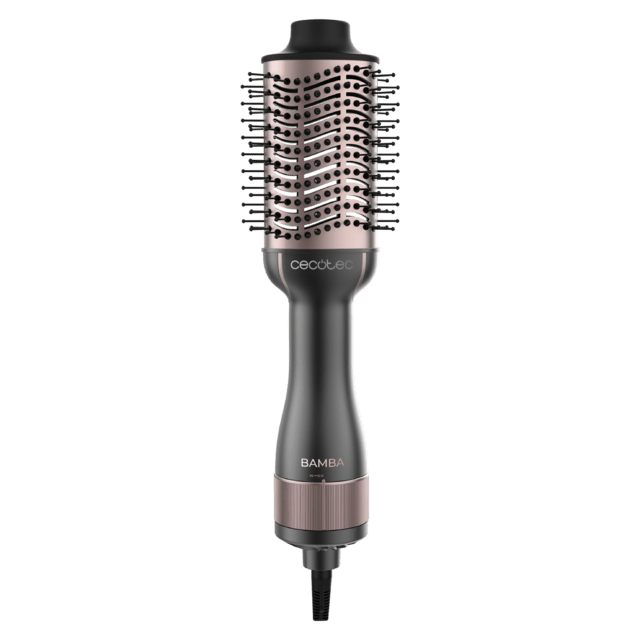 Cecotec Bamba CeramicCare Single Cepillo De Aire Voluminizador Con Revestimiento Cerámico Con Potencia De 1200 W 2 Velocidades Y 3 Temperaturas. Cepillo Pelo De Aire Voluminizador