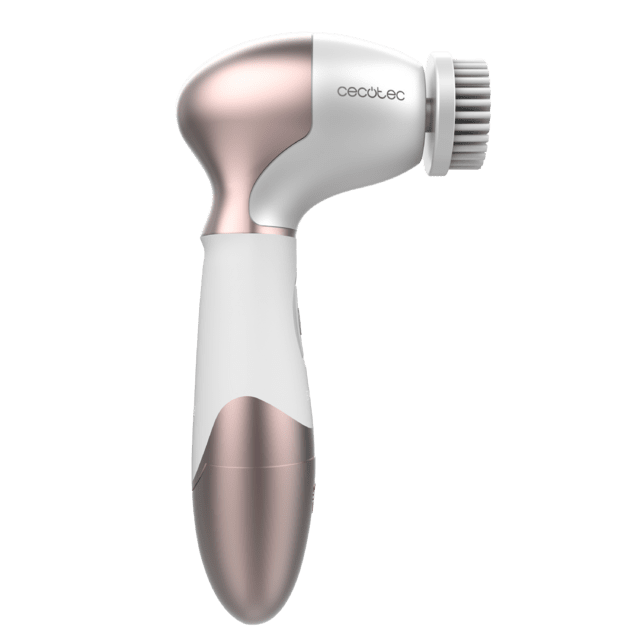 Cecotec Bamba FaceCare TotalClean Cepillo Facial Con 9 Cabezales Para Cara Cuerpo Y Pies Con Giro De 360º Un Diseño Ergonómico Y Con Bolsa De Viaje. Cepillo Facial 