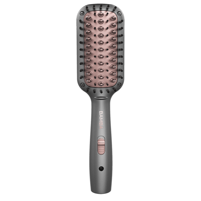 Cecotec Bamba InstantCare 400 Travel Brush Cepillo Alisador De Cerámica Con Turmalina Y Temperatura Máxima De 190º Que Alisa Sin Restar Volumen Cepillo Alisador