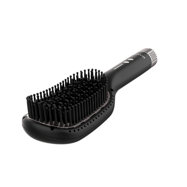 Cecotec Bamba InstantCare AirFlow Cepillo Alisador Con Aire Caliente Y Revestimiento De Cerámica. Con Temperatura Ajustable Calentamiento Rápido Y Diseño Ergonómico. Cepillo Alisador Eléctrico