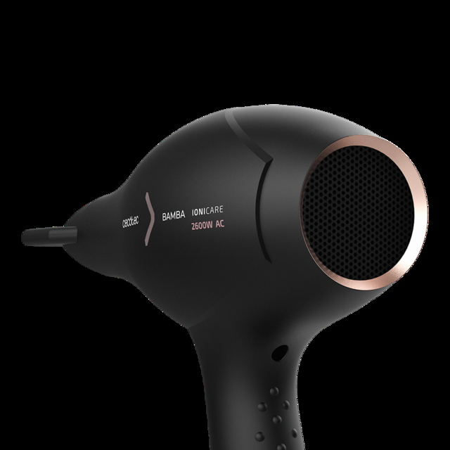 Cecotec Bamba IoniCare 5350 PowerShine Fire Secador De Pelo Iónico Con 2600 W De Potencia Ajuste De Temperatura Y Velocidad Boquilla De Precisión Y Difusor Maxivolumen Secador De Pelo AC Con Difusor