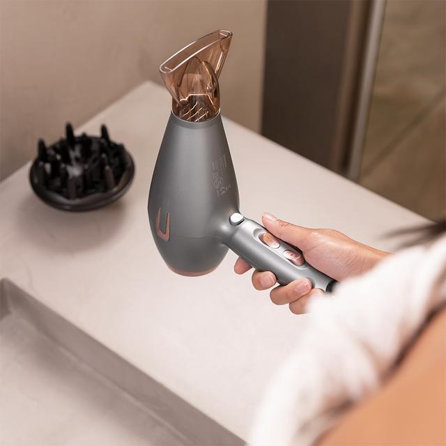 Cecotec Bamba IoniCare 6000 RockStar Essence. Secador De Pelo De 2200 W Motor Digital Ion Real 5 Ajustes De Temperatura Incluye Difusor Y Boquilla Concentradora 1 8 M De Cable