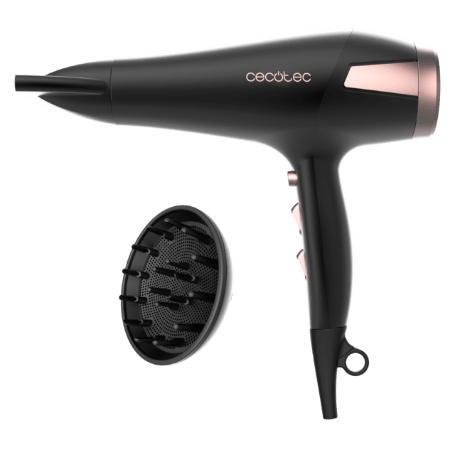 Cecotec Bamba IoniCare Elegance Secador de pelo AC con 2400 W tecnología de iones y gran caudal de aire Secador de pelo 