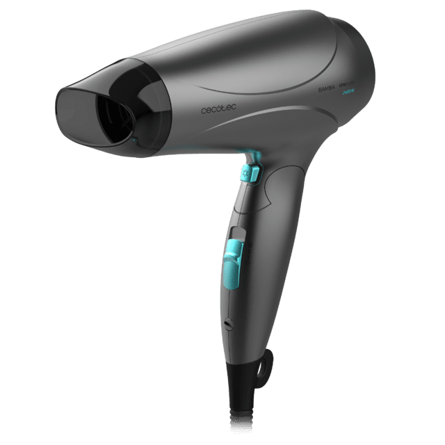 Cecotec Bamba IoniCare Power&Go Secador Compacto De Pelo De 2400 W De Potencia Con Función Ionizadora Y Gran Caudal. Secador De Pelo