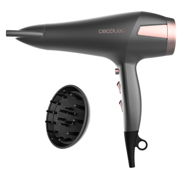 Cecotec Bamba IoniCare Radiance Secador de pelo DC con 2500 W tecnología de iones y gran caudal de aire Secador de pelo