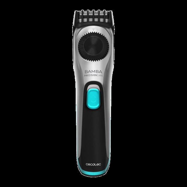 Cecotec Bamba PrecisionCare AllDrive. Barbero y Cortapelos Perfecto para Barbas Cuchillas con Revestimiento de Titanio Dial de precisión Diseño ergonómico Incluye accesorios Máquina de afeitar y cortar pelo inalámbrica y co