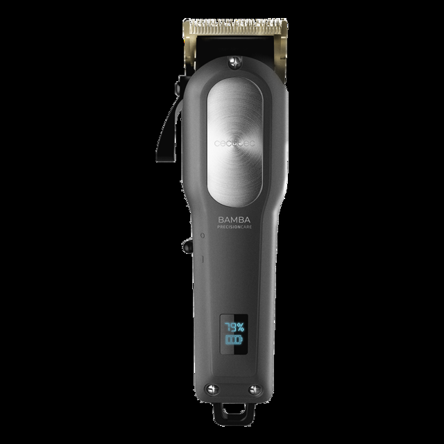 Cecotec Bamba PrecisionCare Pro Clipper Titanium Go. Cortapelos Con Batería De Litio Cuchillas De Acero Inoxidable Autonomía Hasta 2 Horas 8 Peines Ajuste De Precisión Uso Con Y Sin Cable Máquina De Cortar Pelo Inalámbrica