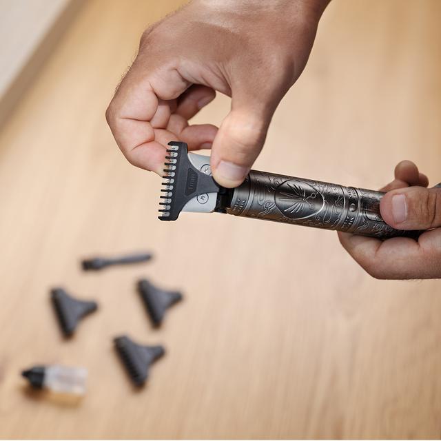 Cecotec Bamba PrecisionCare Samurai Perfiladora De Pelo Con Cuchilla Afilada Motor Silencioso Y Pantalla LCD. Perfiladora De Pelo