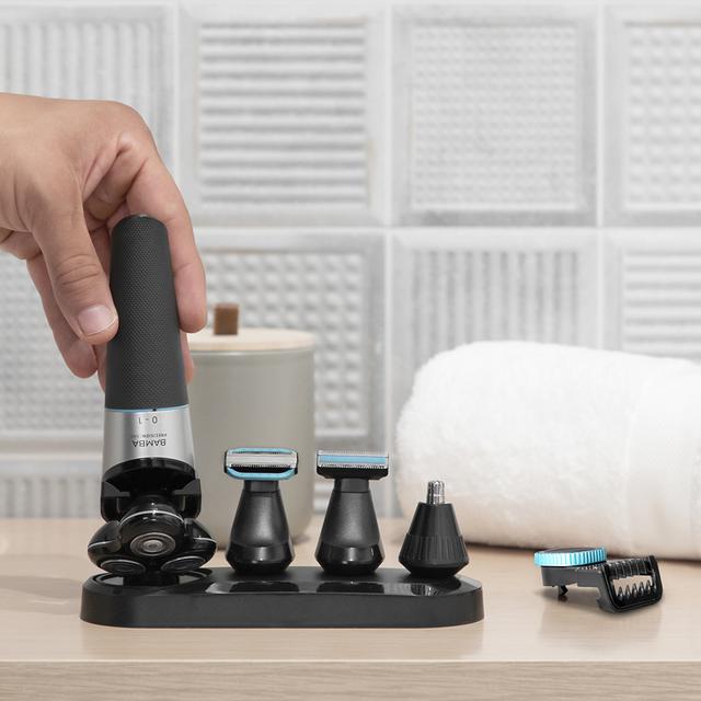 Cecotec Bamba PrecisionCare TwistGroom. Afeitadora Multifunción 5 En 1 Con Batería De Litio Cuerpo Y Rostro Fácil Limpieza IPX5 Autonomía 90 Min Incluye Cabezal Afeitadora Rotativa Máquina De Afeitar Eléctrica Cuerpo Y Car