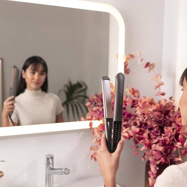 Cecotec Bamba RitualCare 1100 HidraProtect Ion Touch M. Plancha De Pelo De Turmalina Con Queratina Y Aceite De Argán Acabado Ultraliso Táctil Calentamiento Ultrarrápido Temperatura Entre 160 Y 230º Plancha De Pelo