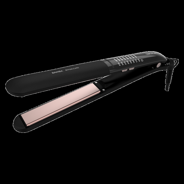 Cecotec Bamba RitualCare 1100 Titanium Ion Touch. Plancha de pelo De Titanio Selector Táctil Con Ion real Calentamiento ultrarrápido Temperatura de 160 y 230 grados Control y precisión Plancha de pelo