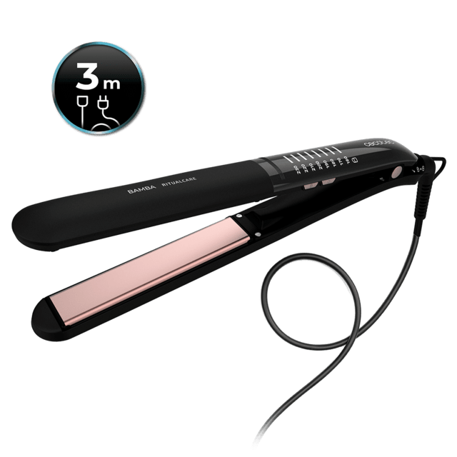 Cecotec Bamba RitualCare 1200 Titanium Ion Touch Plancha De Pelo De Titanio Táctil Con Ion Real Plancha De Pelo