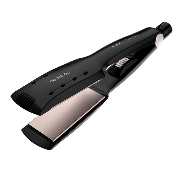 Cecotec Bamba RitualCare 900 Max Plancha de pelo de placas anchas Wet&Dry con revestimiento de queratina y aceite de argán. Plancha de pelo