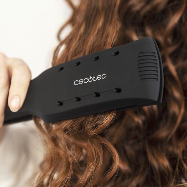 Cecotec Bamba RitualCare Wet&Dry Plancha De Pelo De Placas Anchas Wet&Dry Con Revestimiento De Queratina Y Aceite De Argán. Plancha De Pelo
