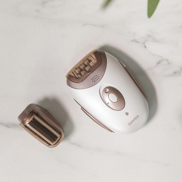 Cecotec Bamba SkinCare Depil-Action Depiladora De Arranque Con Batería De Litio Autonomía 40 Minutos Cabezales Intercambiables Depiladora Inalámbrica Y Con Cable  