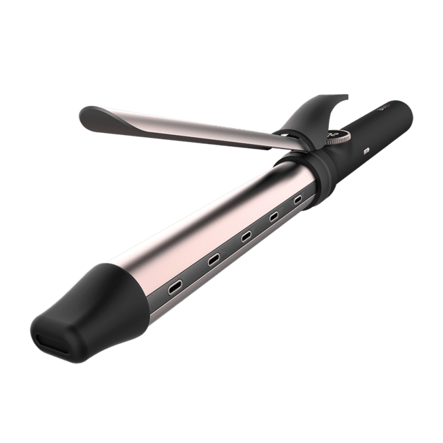 Cecotec Bamba SurfCare Curly Sphere Rizador De Pelo Manual De 28 Mm De Cerámica Y Turmalina Con Ajuste De Temperatura Y Pantalla LED. Además Posee Una Tecnología De Iones. Rizador De Pelomanual