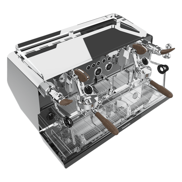 Cecotec Baristeo Gastro Dark Cafetera Profesional Con Pre-infusión Ajustable Bomba Rotatoria De 9 Bares Caldera E-61 De Alta Capacidad Y Control PID Para Extraer Todo El Potencial De Cada Grano. Cafetera Espresso Barista