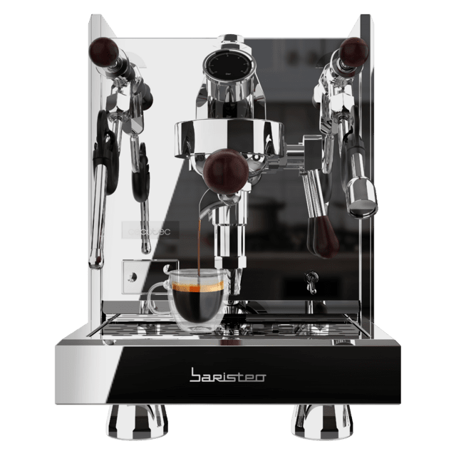 Cecotec Baristeo Iconic Extracción perfecta sabor único y crema densa: la máquina de café profesional con pre-infusión ajustable control de temperatura PID y bomba de 15 bares para cafés equilibrados y deliciosos Cafetera