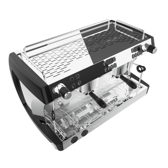 Cecotec Baristeo Mattina 2x Máquina De Café Comercial De Doble Grupo: Pre-infusión Ajustable Bomba Rotatoria De 9 Bares Caldera Triple Y Control PID Para Hasta 4 Cafés Perfectos Con Precisión Profesional. Cafetera Espresso