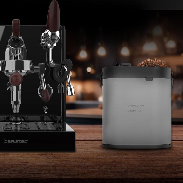 Cecotec Bean&Clean Limpiador Electrico De Portafiltro Con 2 Raspadores Y 1 Cabezal De Limpieza. Limpiador Electrico De Portafiltro