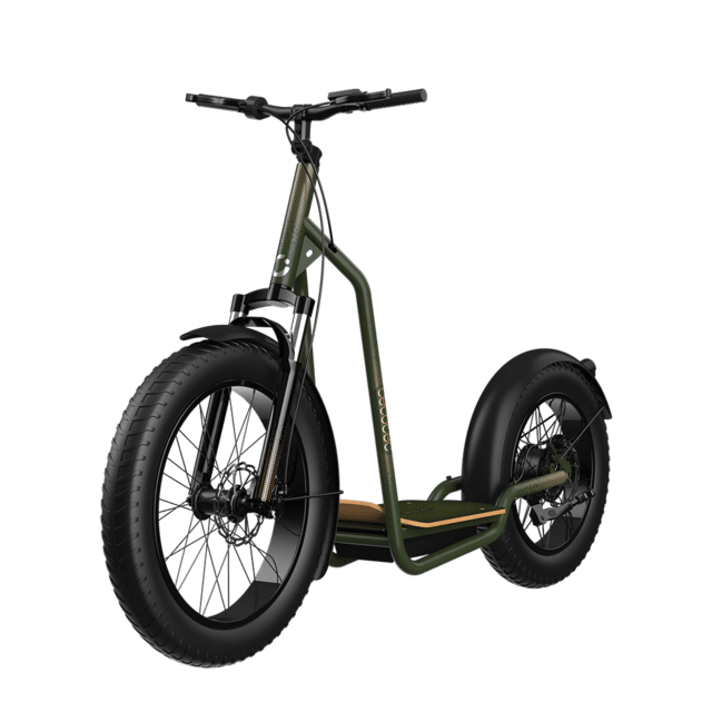 Cecotec Bicinete Fat Suspension Patinete Eléctrico Con Motor De 1300 W (1000 W Nominal) Y Autonomía De 75 Km. Rueda Fat Trasera De 20" Y Delantera De 26" Y Suspensión Delantera. Cumple Con Todos Los Requisitos De La Nueva Nor