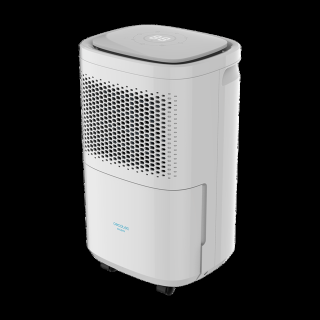 Cecotec Big Dry 4000 Expert B&W. Deshumidificador de 205 W 10L/día Depósito extraíble 2 5L Cobertura 105m3/h Silencioso Temporizador Ajuste Humedad Pantalla LED (Blanco Gris Control Táctil) Deshumidificador de 12 L al día y
