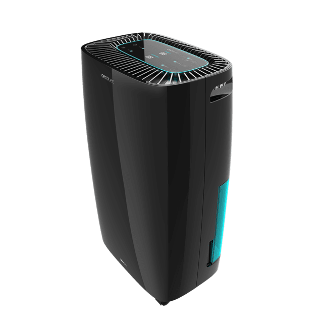 Cecotec Big Dry 4000 Expert Black Connected. Deshumidificador Con Control Wifi 10L/día Depósito Extraíble 2 5L Cobertura 105m3/h Gas R290 Silencioso Humedad 40% A 80% Pantalla Temporizador Deshumidificador