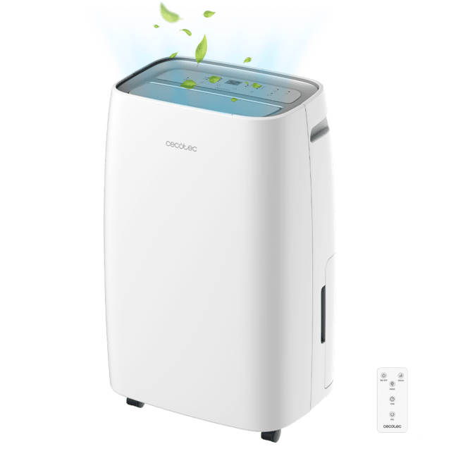 Cecotec BigDry 10000 Expert Connected Deshumidificador de 30 L/día con depósito extraíble de 6 L control por wifi función de secado de ropa y temporizador 24 horas. Deshumidificador 