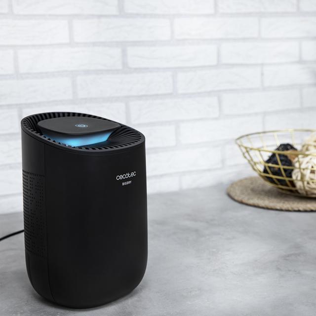 Cecotec BigDry 2000 Light Black - Deshumidificador 300 Ml/día Depósito Extraíble De 0 6 Litros Cobertura Hasta 20 M2 Mínimo Consumo De 23 W Desumidificador