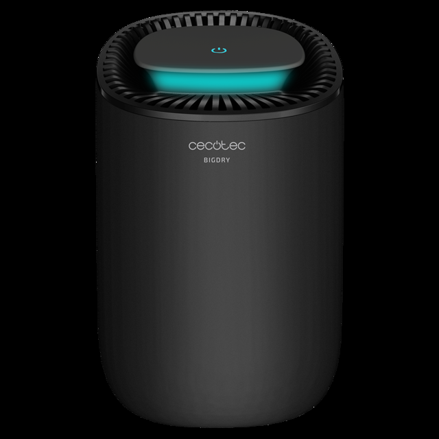 Cecotec BigDry 2000 Light Black - Deshumidificador 300 ml/día depósito extraíble de 0 6 litros Cobertura hasta 20 m2 mínimo Consumo de 23 W Desumidificador