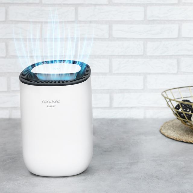 Cecotec BigDry 2000 Light - Deshumidificador 300 Ml/día Depósito Extraíble De 0 6 Litros Cobertura Hasta 20 M2 Mínimo Consumo De 23 W Deshumidificador